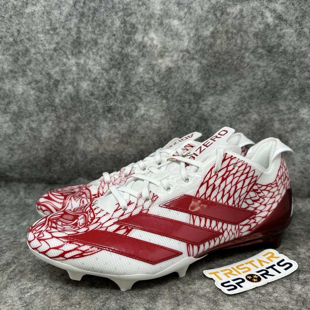 Adidas Adizero Electric Exotic Football Cleats Mens Size 11 Red White IH8571